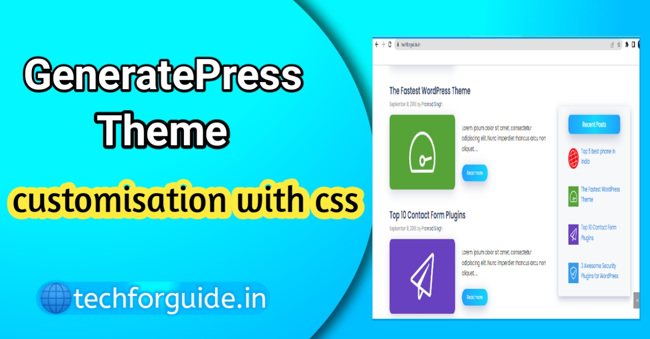 GeneratePress Theme Customization Using CSS